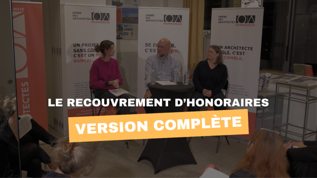 Rediffusion de la rencontre interprofessionnelle sur le recouvrement d’honoraires